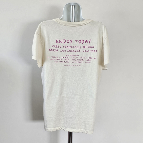 Zadig & Voltaire L'amour Est Declare Graphic Tee Size Large - Picture 4 of 12